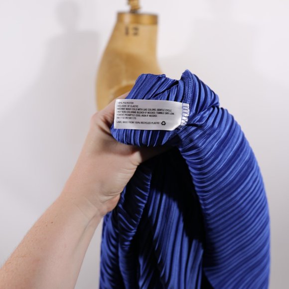 Target Prologue pleated blue dress, size xs - Picture 7 of 7